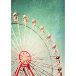 Ferris Wheel Mint Decoupage Paper